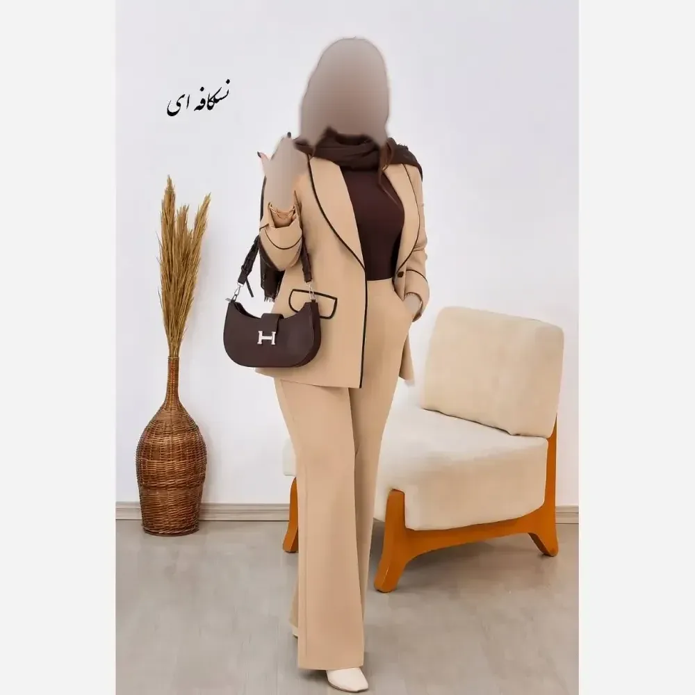 کت و شلوار مازراتی همتا در رنگ های نسکافه ای، خاکی و شکلاتی در سایزهای یک و دو