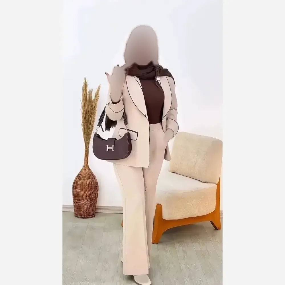 کت و شلوار مازراتی همتا در رنگ های نسکافه ای، خاکی و شکلاتی در سایزهای یک و دو