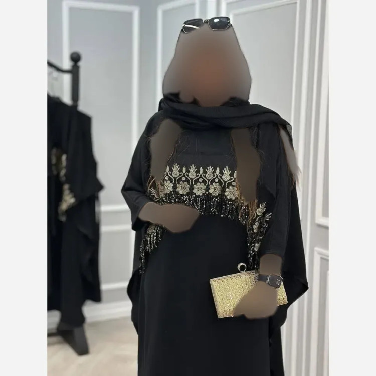 ست پیراهن رویه دار فاخر کرپ بوگاتی فری سایز طلایی