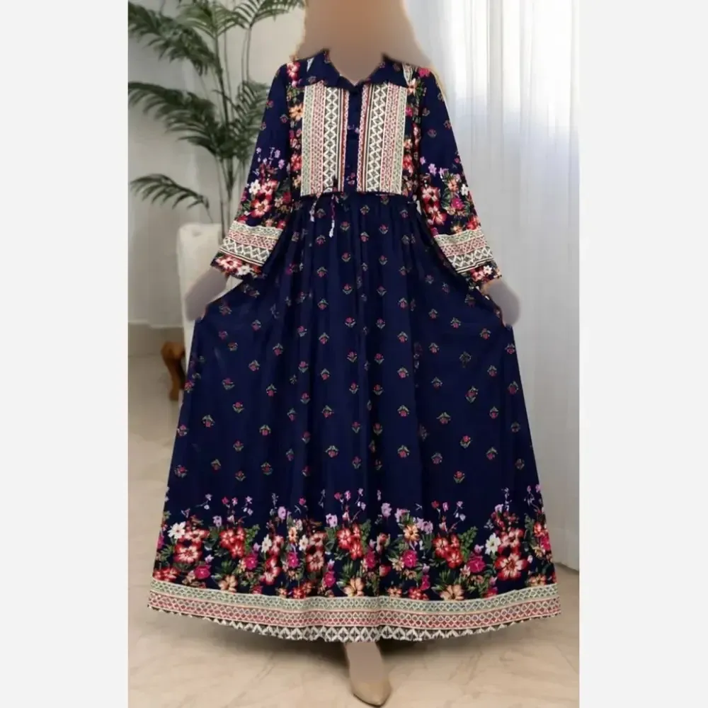 لباس ساحلی زنانه مدل بهشت جنس بوگاتی درجه یک سایز فری مناسب 38 تا 46 رنگ مشکی و سورمه ای