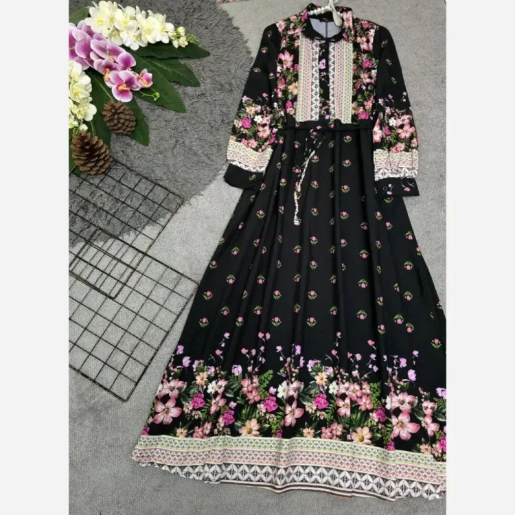 لباس ساحلی زنانه مدل بهشت جنس بوگاتی درجه یک سایز فری مناسب 38 تا 46 رنگ مشکی و سورمه ای