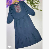 ساحلی گلدوخت نخی اعلا سایز 40 تا 50 در رنگبندی متنوع