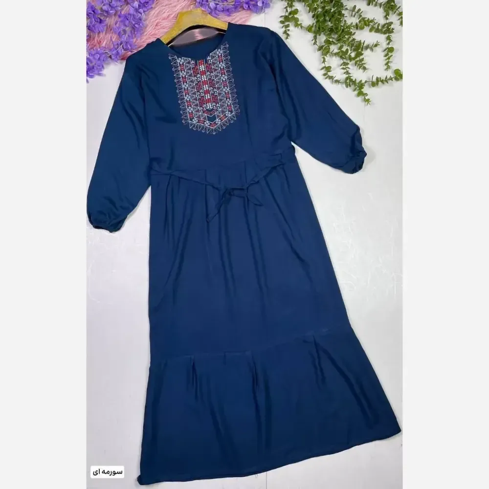ساحلی گلدوخت نخی اعلا سایز 40 تا 50 در رنگبندی متنوع