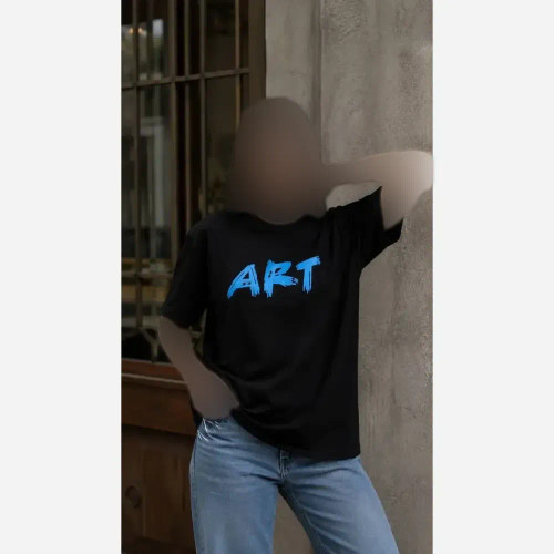 تیشرت باکسی ART پنبه 100٪ فری سایز زنانه اورسایز شیک