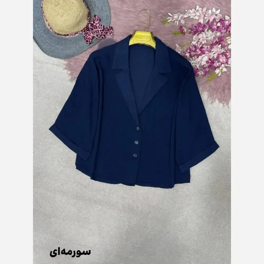 شومیز شانتون زنانه کمند فری سایز 38 تا 48 در رنگبندی متنوع