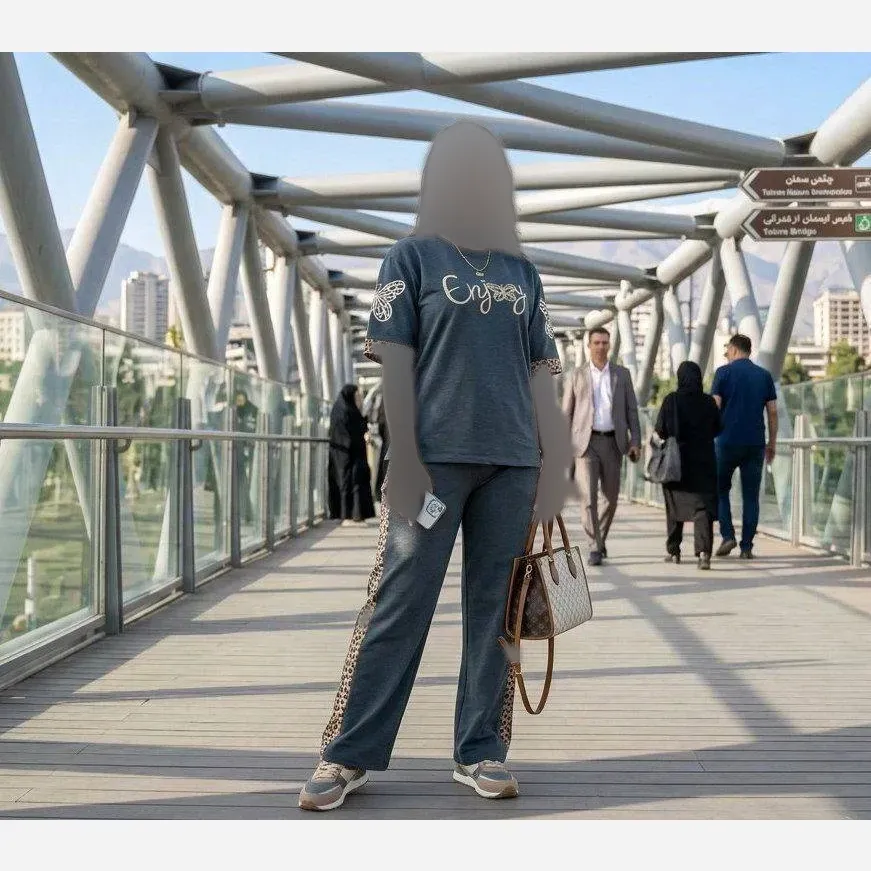 تیشرت شلوار پروانه دورس بهاره فری سایز طوسی پاستیلی