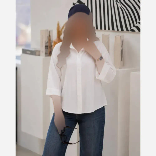 شومیز بیسیک کرپ درجه یک فری سایز زنانه