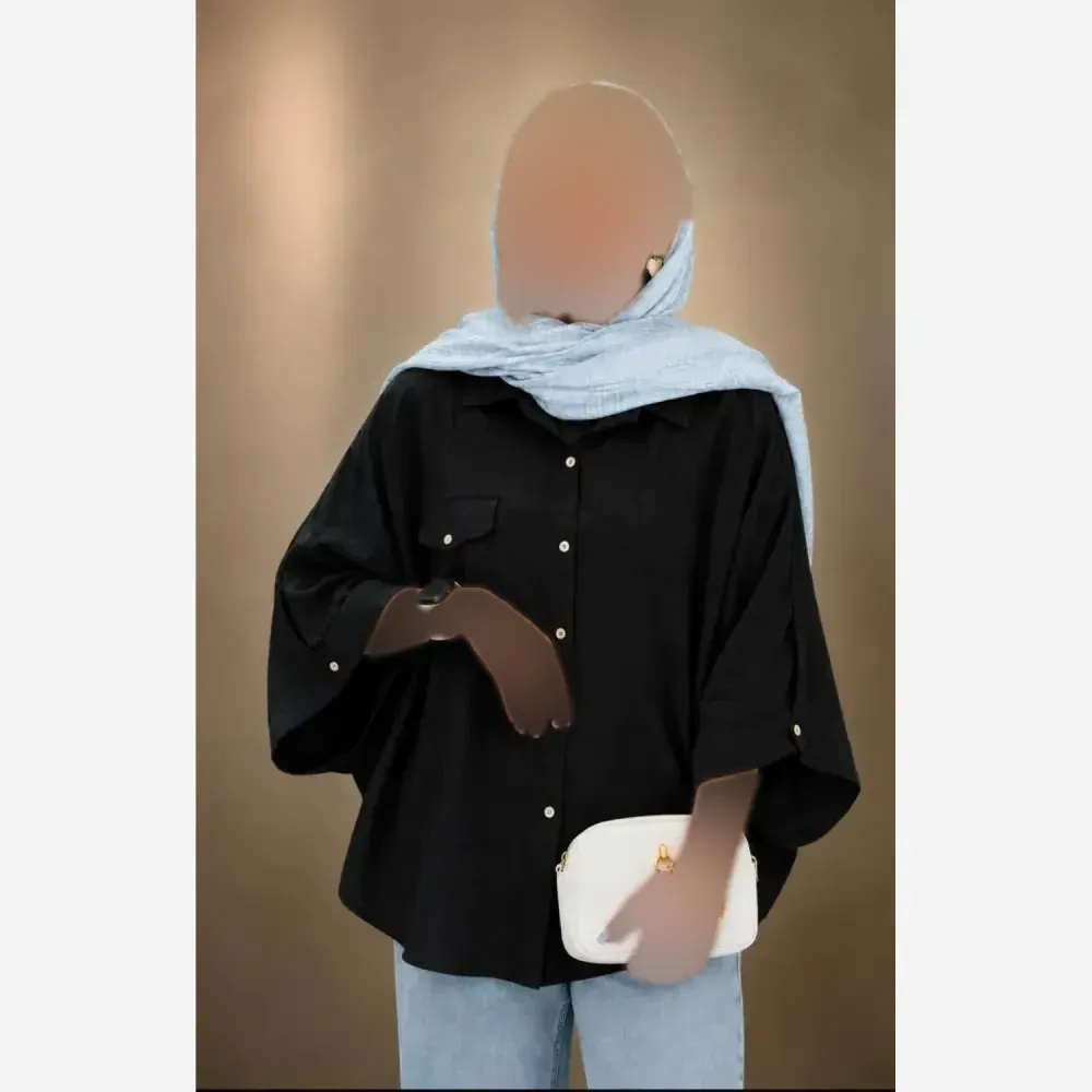 پانچ شانتون آفتاب فری سایز زنانه جنس شانتون اعلا