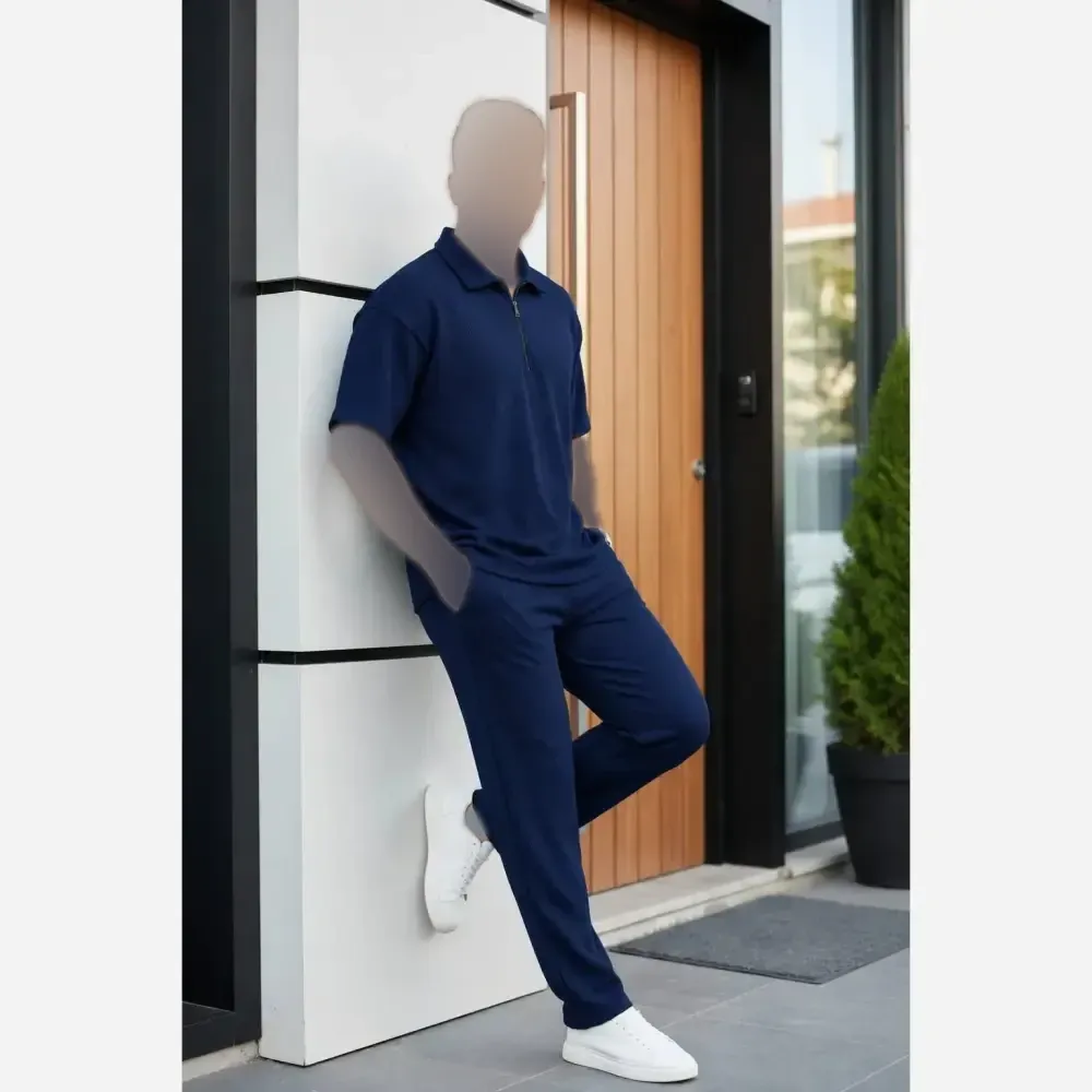 ست مردانه نیم زیپ بیسکویتی فری سایز