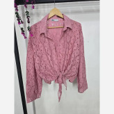 ست گره ای إلسا رویه تور دانتل و تیشرت ویسکوز فری سایز