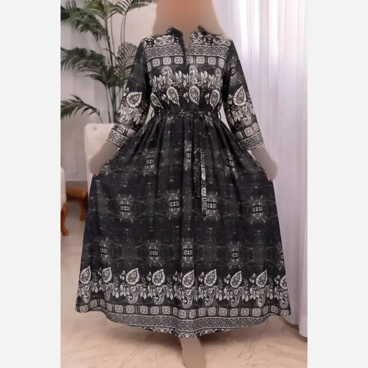 پیراهن اسنوپی جنس بوگاتی درجه یک فری سایز رنگبندی مشکی موکا سرمه ای سبز