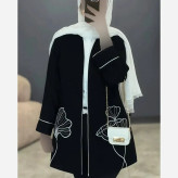 کت تک زنانه آلاله جنس مازراتی نخ توئیست گلدوزی شده سایز 40 تا 48