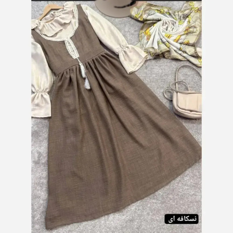 ست شومیز سارافون زنانه مدل پانیذ سایز فری تا 46