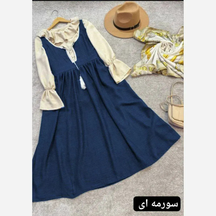 شومیز سارافون پانیذ جنس شانتون فری سایز تا 46