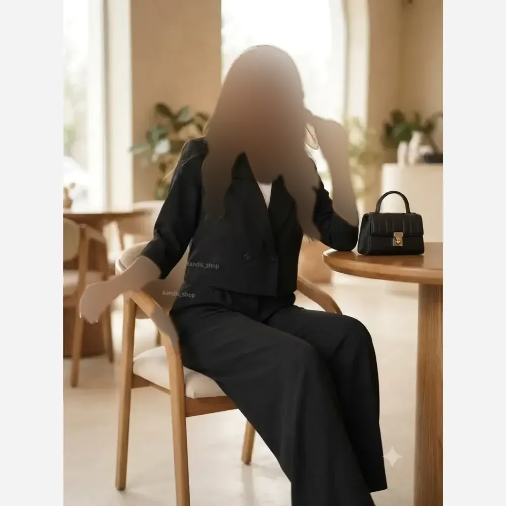ست کت و شلوار زنانه جنس بزیاق اعلا سایز 38 تا 46