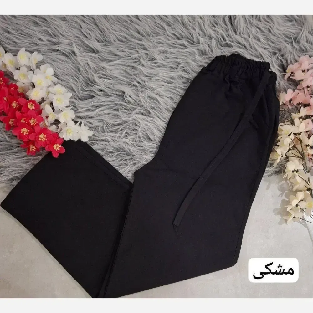 شلوار بگ جین نیل پریا رنگ مشکی سرمه ای آبی زغالی