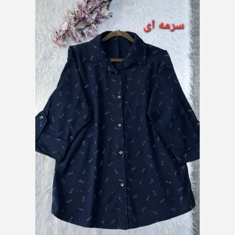 شومیز زنانه سوپر آیراش فری سایز مدل میومیو