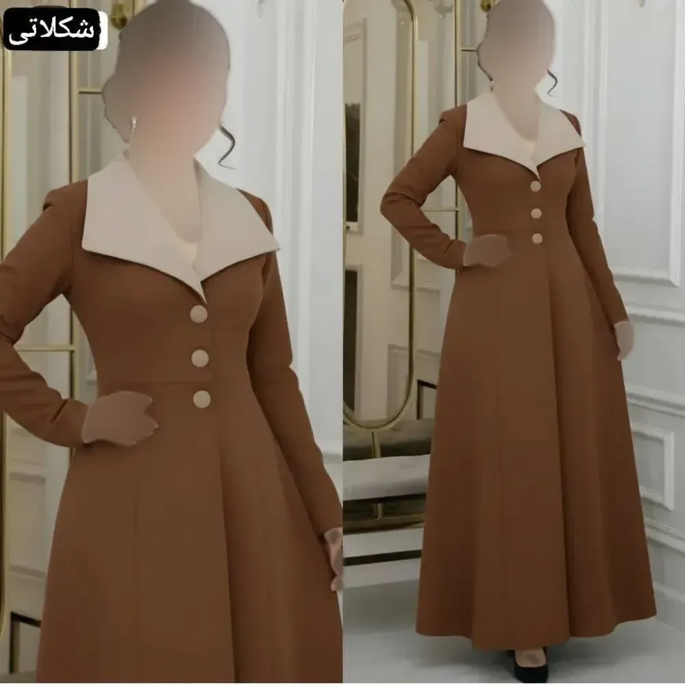 پیراهن بلند مازراتی آتنا فری سایز کمربنددار