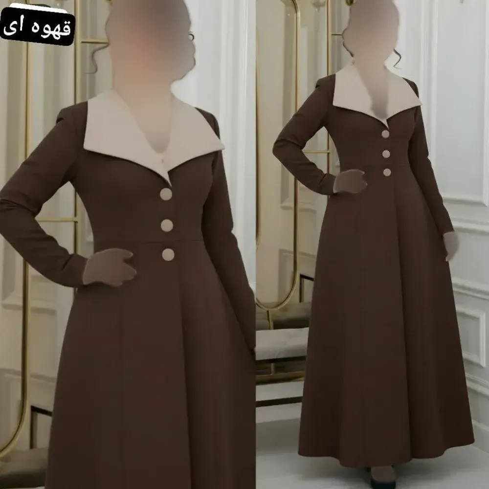 پیراهن بلند مازراتی آتنا فری سایز کمربنددار