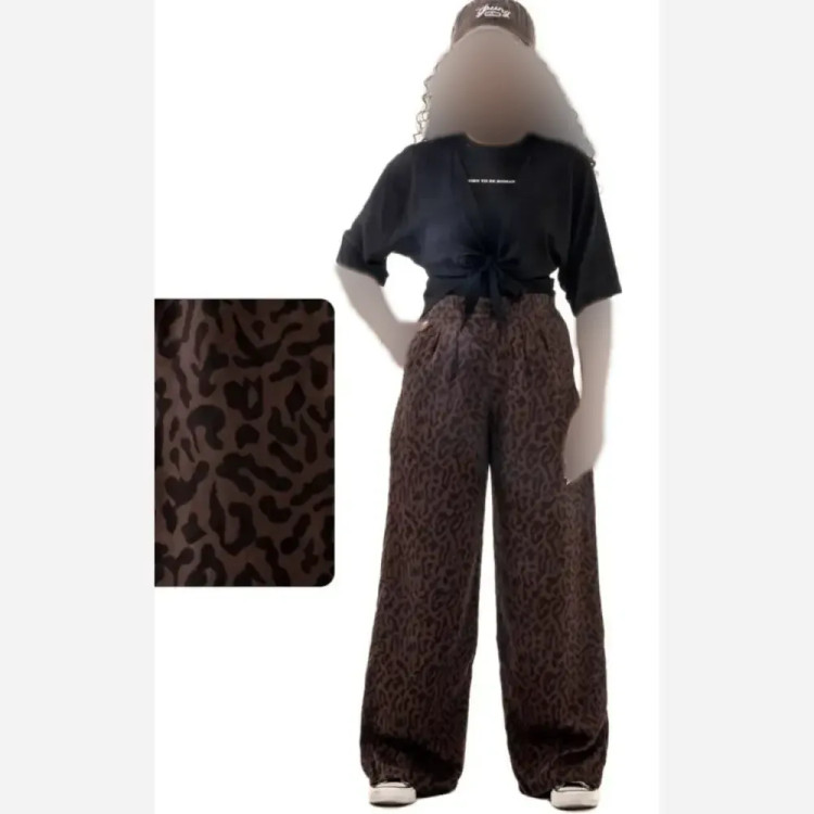 شلوار سیلک بگ زنانه جنس سیلک درجه یک سایز L تا XXL
