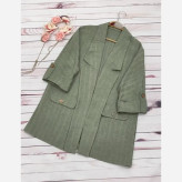 مانتو کتی پرنیان شانتون ژاکارد فری سایز تا 50