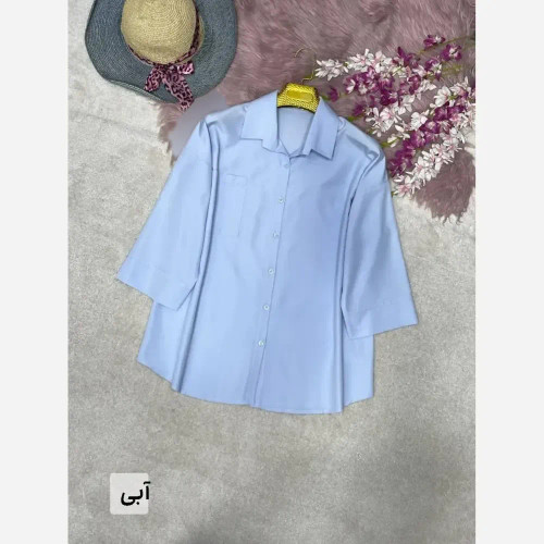 شومیز تک جیب ترمه پری درجه یک فری سایز 38 تا 48