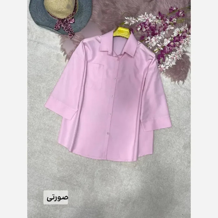 شومیز تک جیب ترمه پری درجه یک فری سایز 38 تا 48