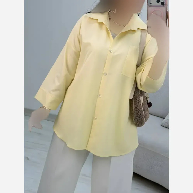 شومیز تک جیب ترمه پری درجه یک فری سایز 38 تا 48