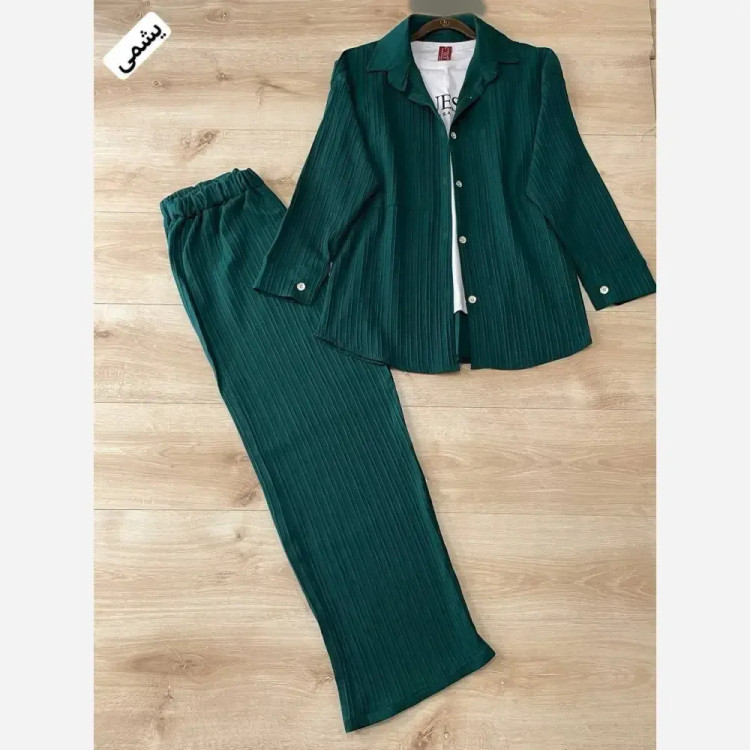 شومیز شلوار نیکا جنس آیوا درجه یک سایز 38 تا 48