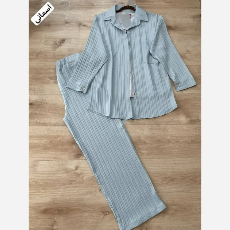 شومیز شلوار نیکا جنس آیوا درجه یک سایز 38 تا 48