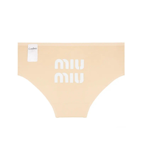 شورت زنانه اسلیپ نخی پشت چاپی Miu Miu سایز 3XL برند کندیمیز
