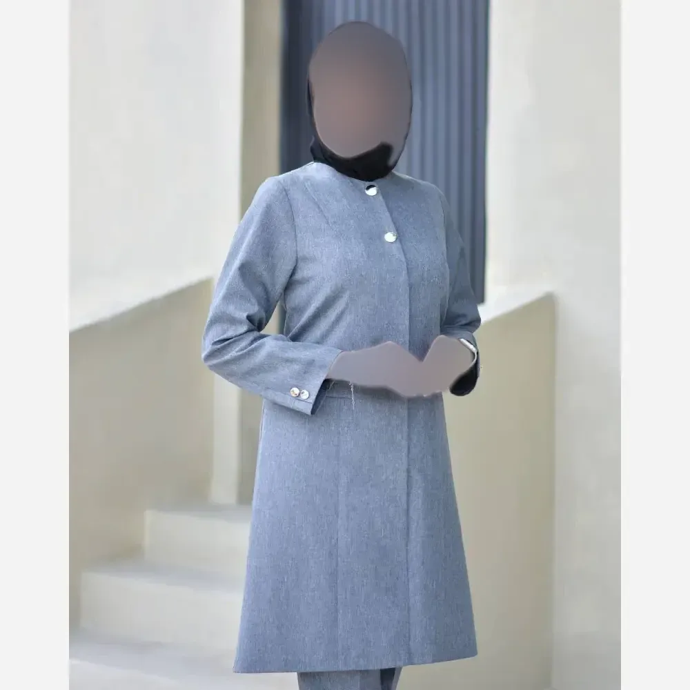 مانتو شلوار اداری ساغر جنس پرشیا