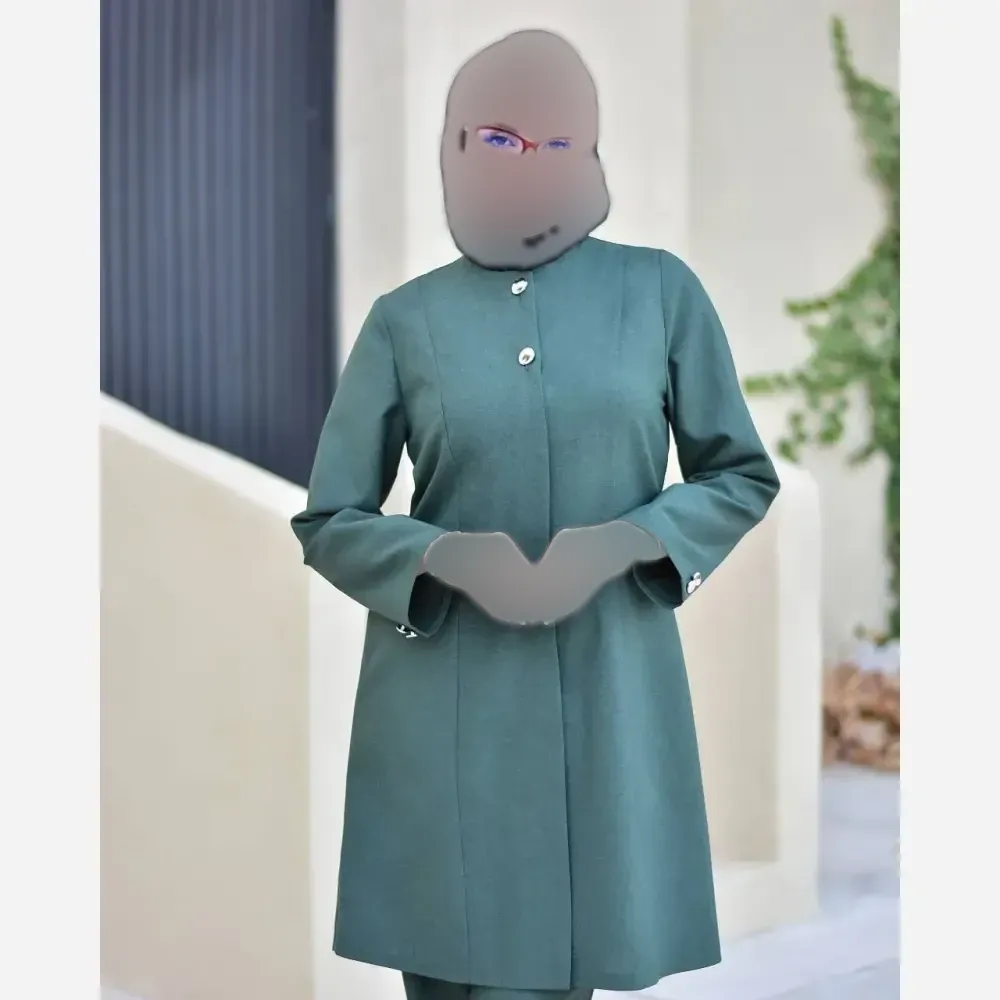 مانتو شلوار اداری ساغر جنس پرشیا