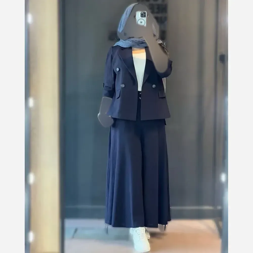 ست کت و شلوار زنانه جنس پرشیا مکانیک مدل رامونا