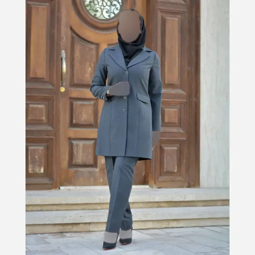 مانتو شلوار اداری لطیفه جنس فاستونی