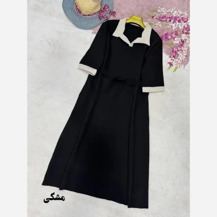 پیراهن مازراتی مدل شایلی جیبدار فری سایز 38 تا 46