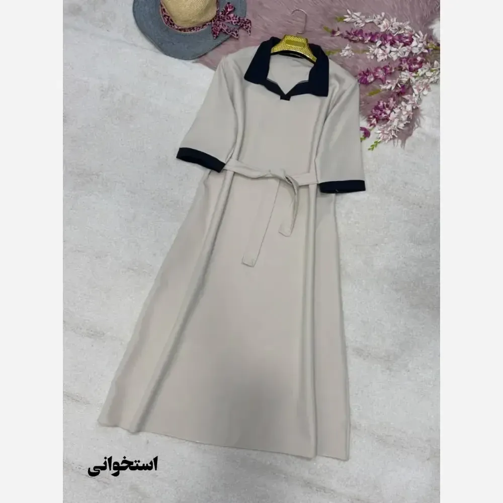 پیراهن مازراتی مدل شایلی جیبدار فری سایز 38 تا 46