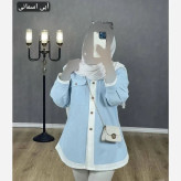 مانتو ترکیبی زنانه جنس کتان لنین تچرال فری سایز