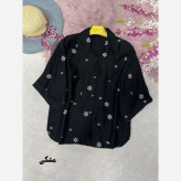 شومیز لارا جنس پری شیشه ای درجه یک فری سایز