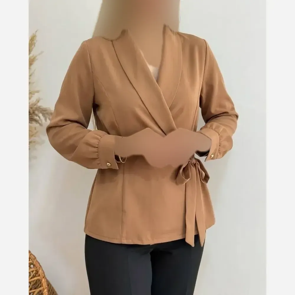 تونیک زنانه طرح میشان جنس الیزه مدل چپ و راستی سایز فری