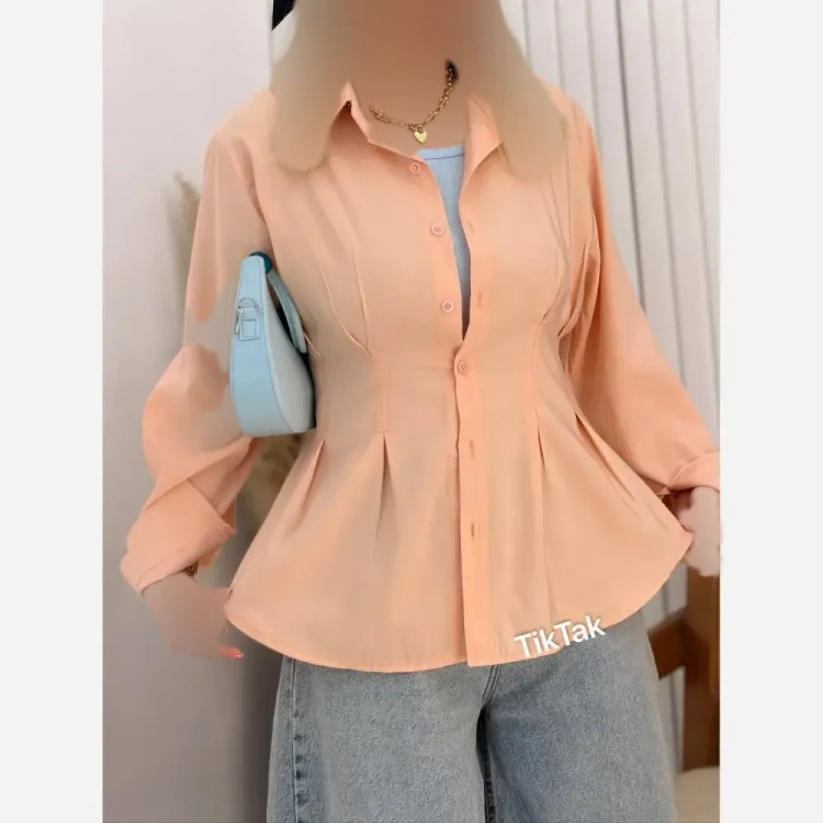 شومیز آلبورا لنین با کیفیت بند تنظیم سایز فری سایز زنانه