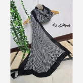 شال پلیسه ژاکارد کالکشن بهار ابعاد 51*200 زنانه رنگبندی متنوع