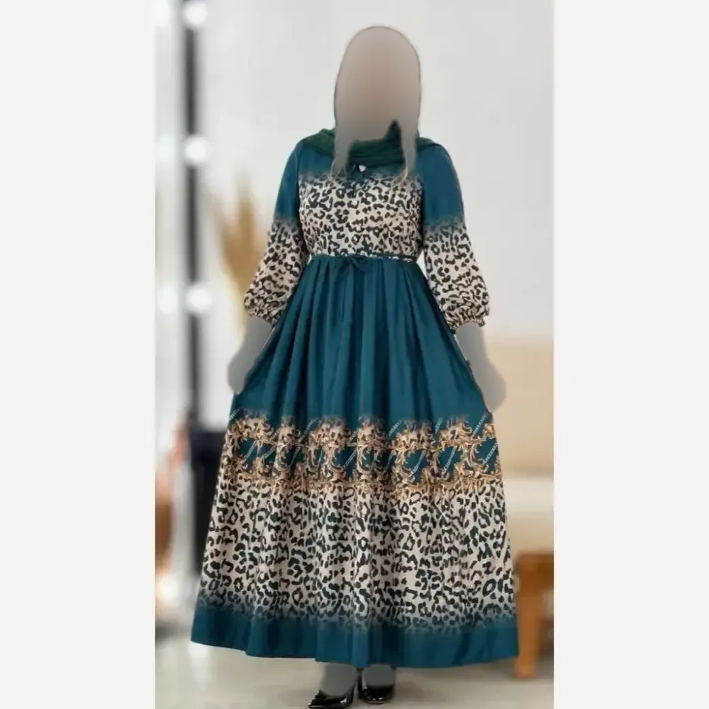 مانتو ساحلی زعفران بوگاتی فری سایز کرم کله غازی قد 130 سانت