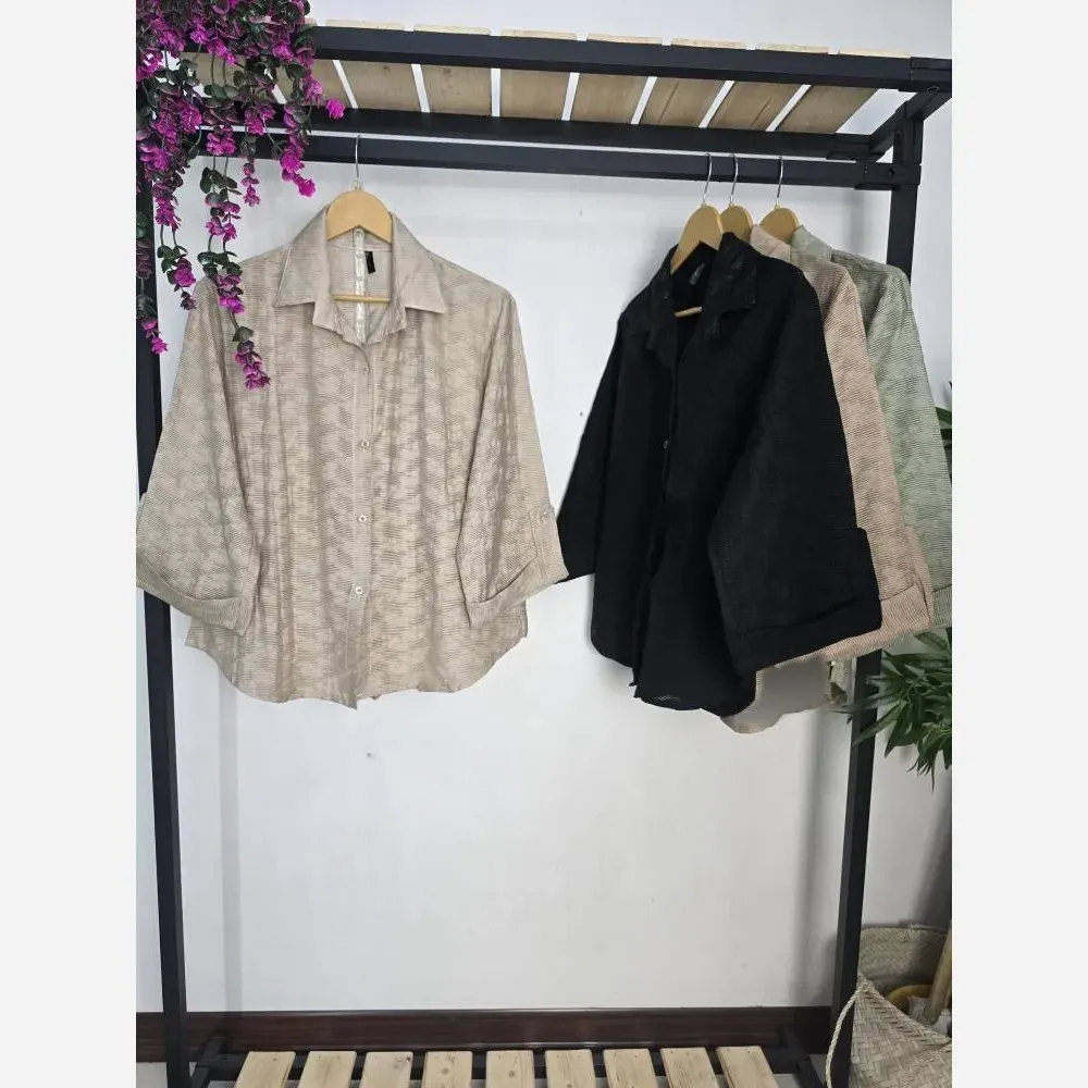 شومیز شکوفه مراکشی ابریشم دانتل فری سایز 36 تا 46