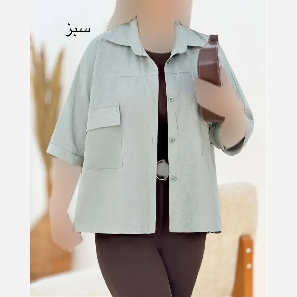 شومیز بیتا شانتون اسلپ زنانه در رنگ بندی متنوع و سایز 1 و 2