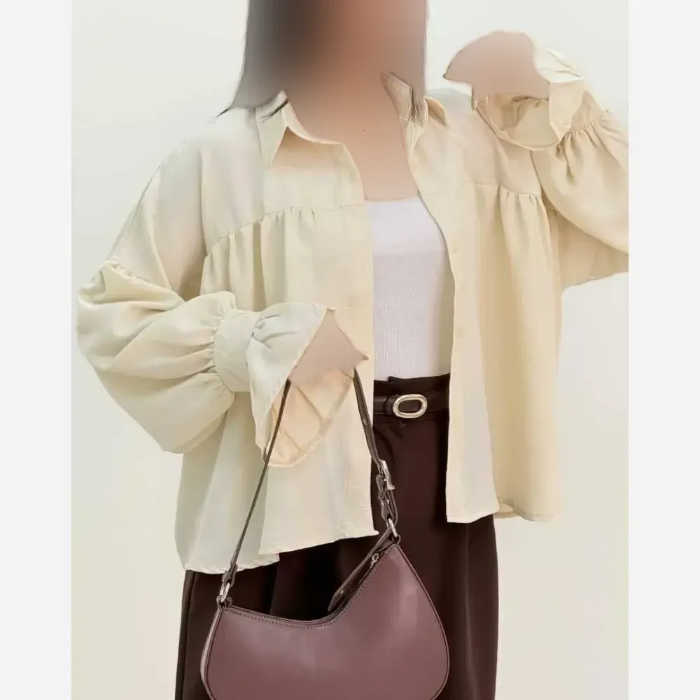 شومیز باکسی پنبه سوپر طرح ابرو بادی فری سایز 36 تا 48