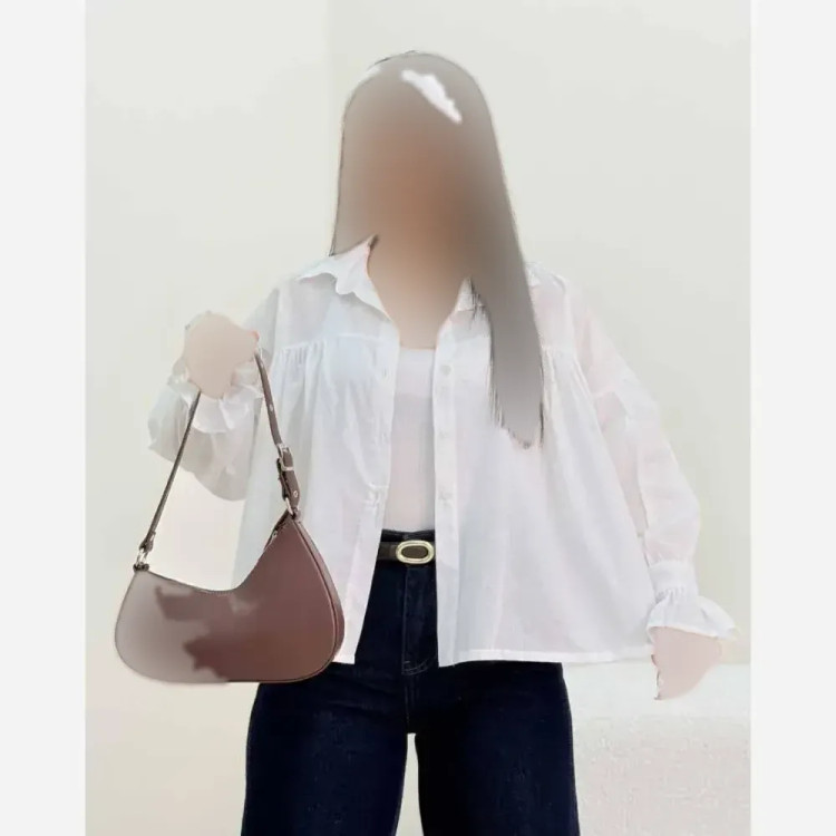 شومیز باکسی پنبه سوپر طرح ابرو بادی فری سایز 36 تا 48