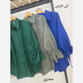 شومیز دیپلمات یقه سفید لنین پنبه فری سایز 36تا46 خنک بی نیاز از اتو