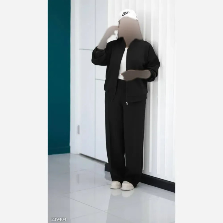 ست سویشرت و شلوار روکسان دورس تو کرکی فری سایز تا 48 زنانه