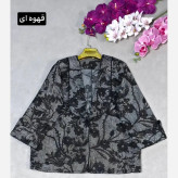 کت مجلسی زنانه مدل آنا جنس موهر درجه یک رنگ مشکی و قهوه ای فری سایز